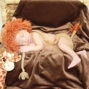 Newborn Baby Lion Outfit